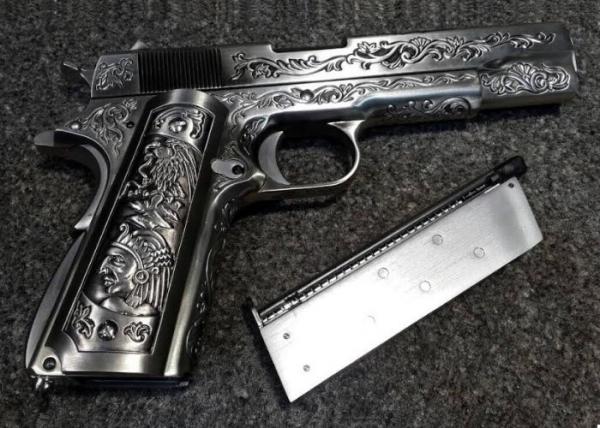 T WE 1911 GBB Carving version
